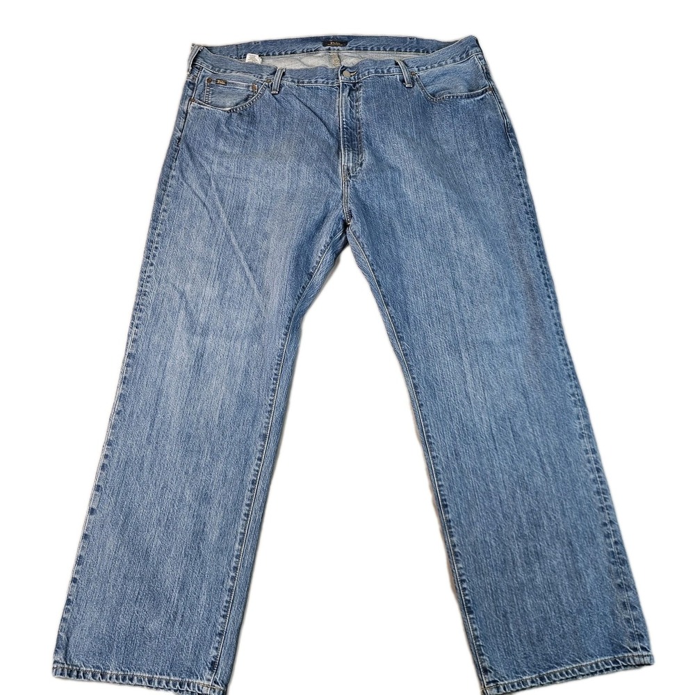 Polo Ralph Lauren Hampton Relaxed Straight Jeans Men's 46x32 Blue Denim